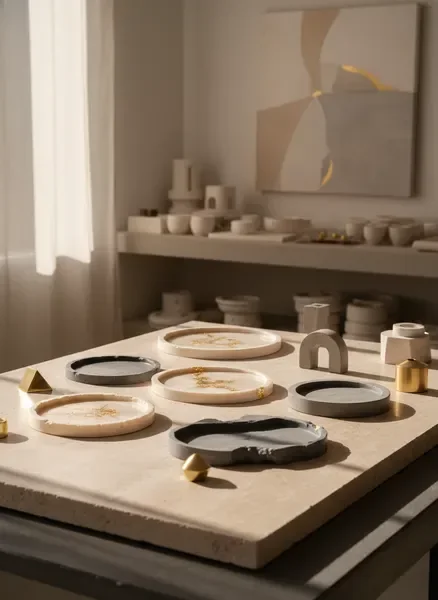 סטודיו DP STUDIO — פריטי דקורציה בעבודת יד מריזין ובטון