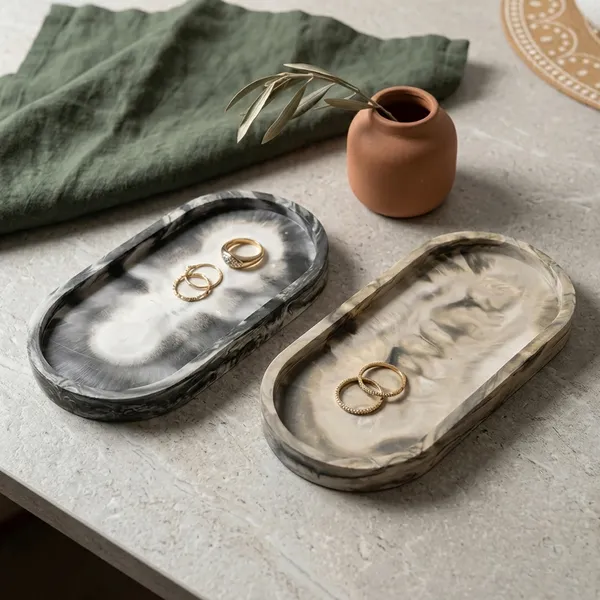 Unique texture of handcrafted decorative item